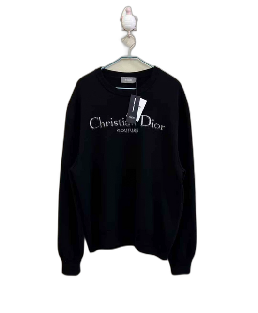 Black Logo Knit Sweater by Dior