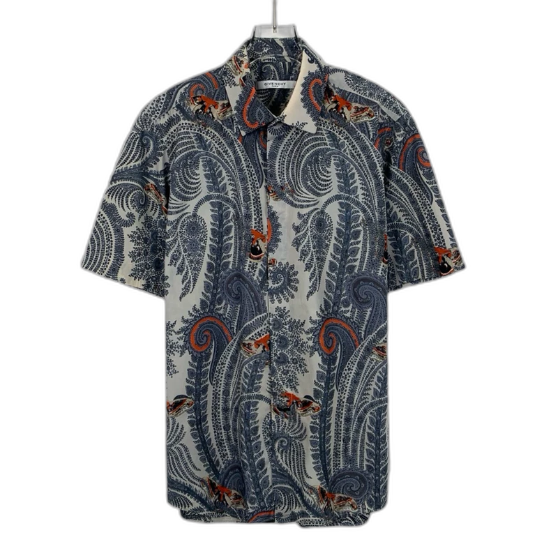 Givenchy Floral Pattern Short Sleeve Polo