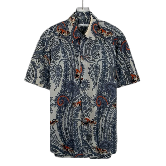 Givenchy Floral Pattern Short Sleeve Polo