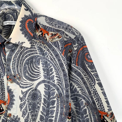 Givenchy Floral Pattern Short Sleeve Polo