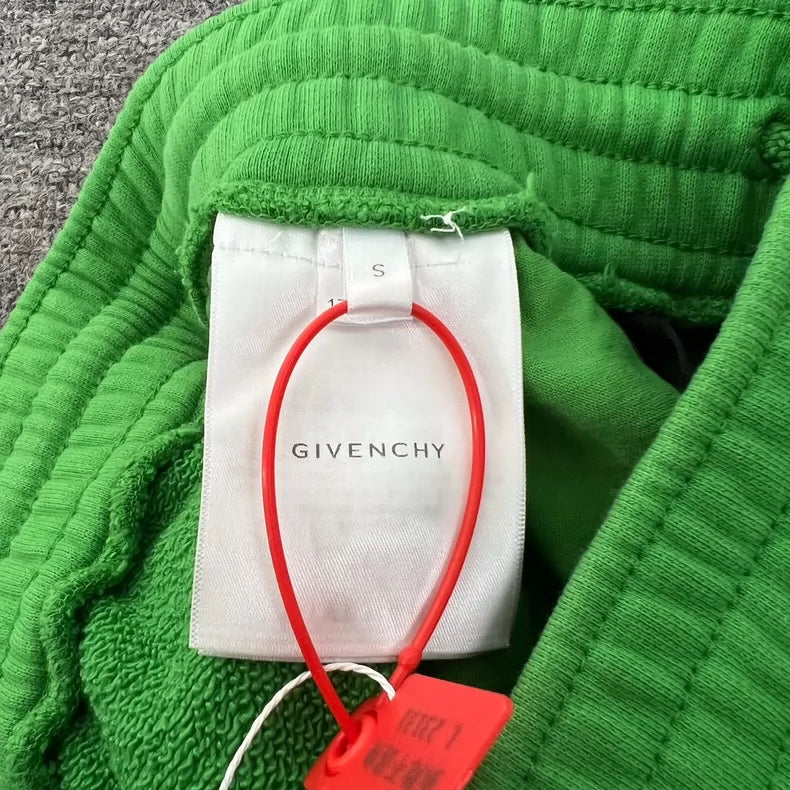 Givenchy Green Embroidered Shorts