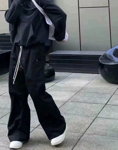 Rick Owens Drkshdw Geth Bela Wide Leg Pants