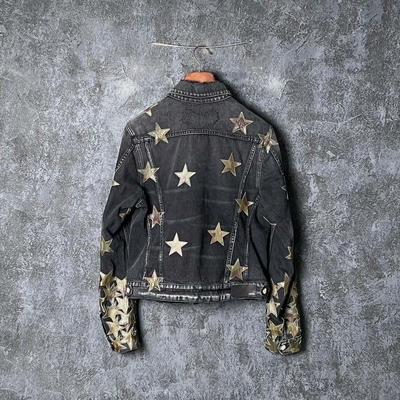 AMIRI Star Print Denim Jacket