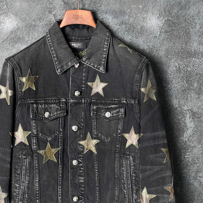 AMIRI Star Print Denim Jacket