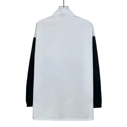 Prada Triangular Logo Long Sleeve Shirt