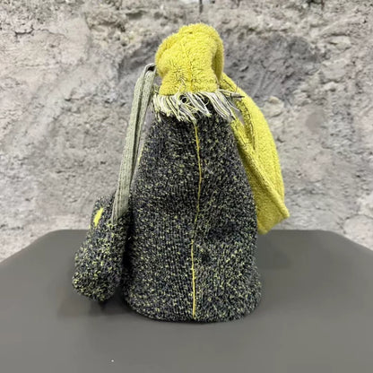 Chanel Beach Bag With Yellow Trim