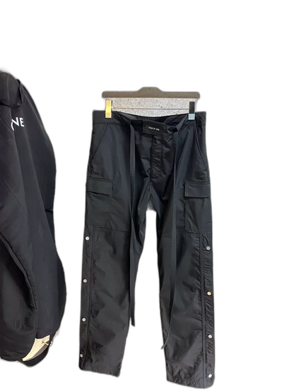 Fear of God 6th Fog Black Nylon Pants