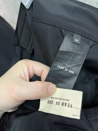 Fear of God 6th Fog Black Nylon Pants