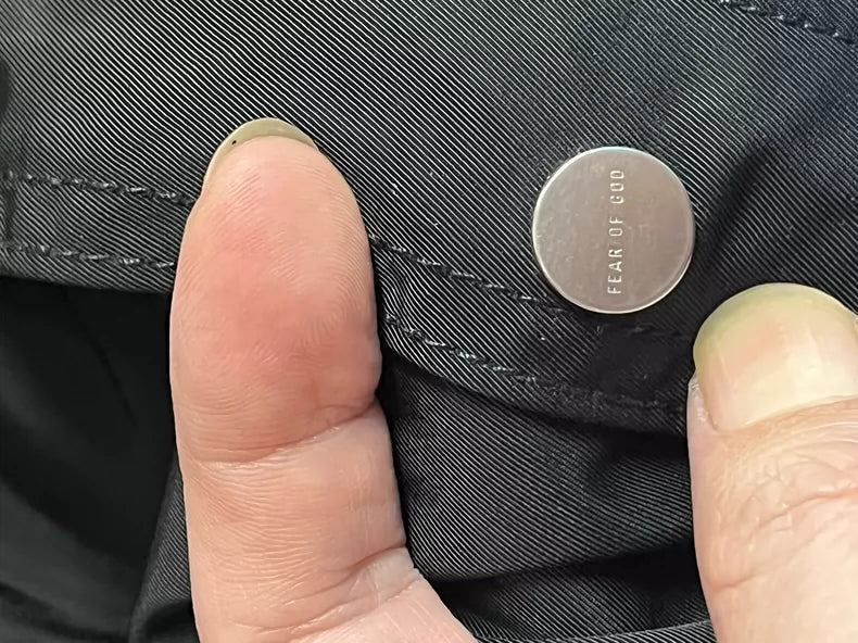 Fear of God 6th Fog Black Nylon Pants