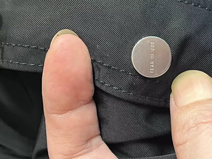 Fear of God 6th Fog Black Nylon Pants