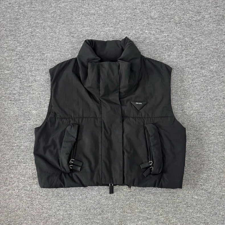 Prada Short Black Down Vest