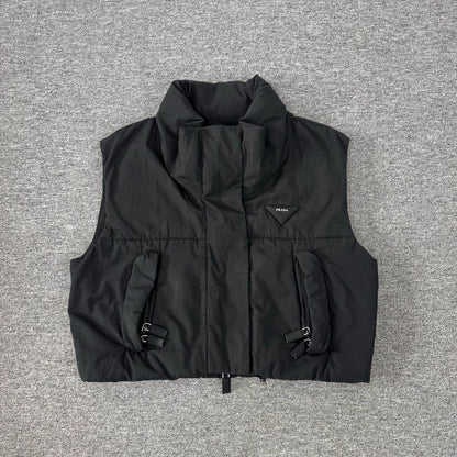 Prada Short Black Down Vest
