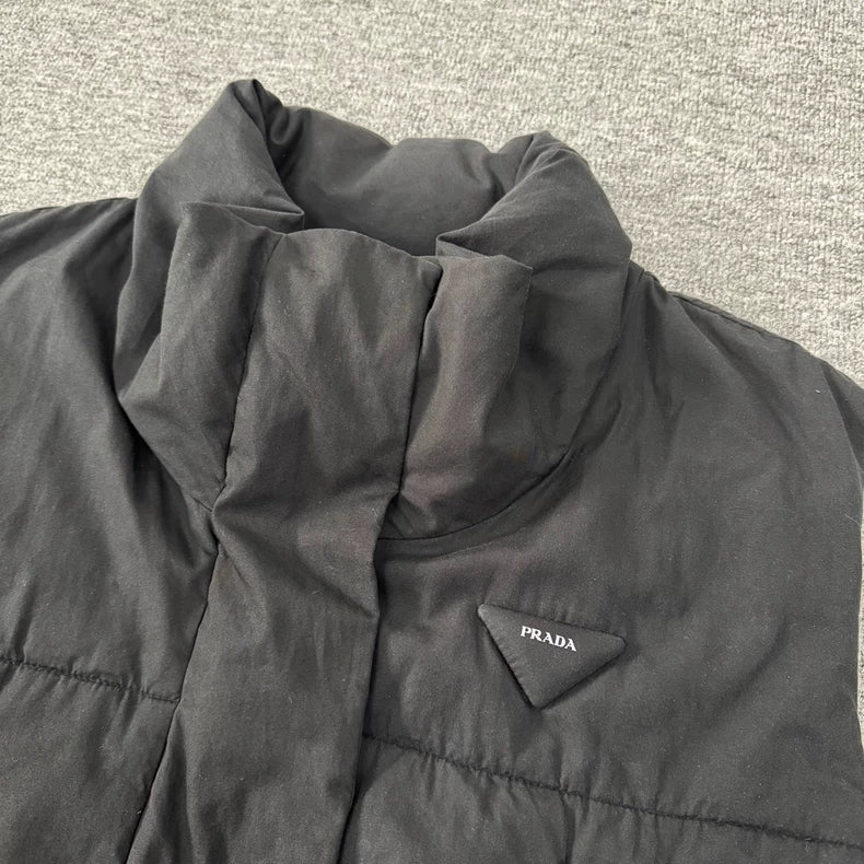 Prada Short Black Down Vest