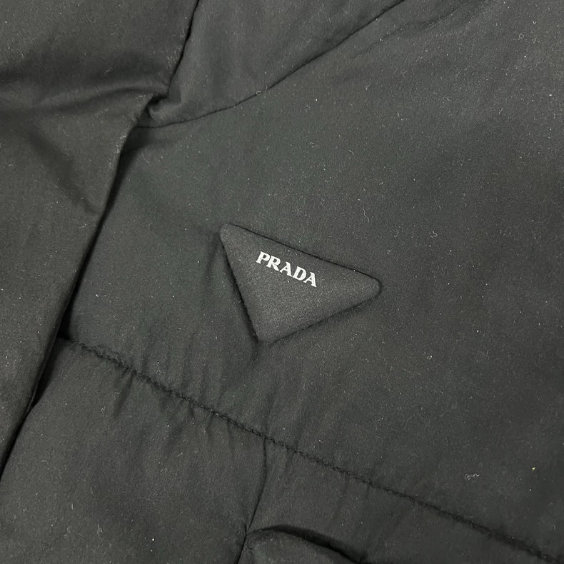 Prada Short Black Down Vest