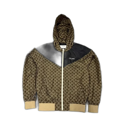 Celine Monogram Hooded Jacket Size 46