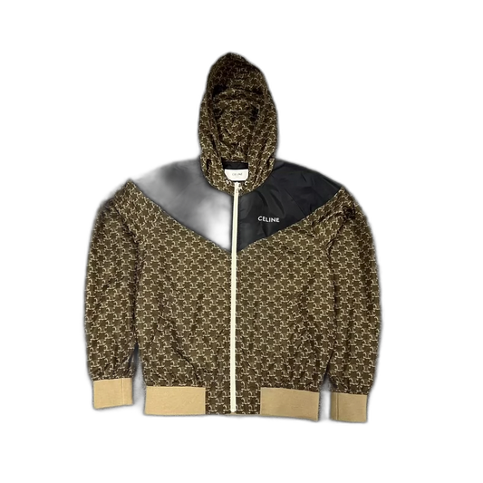 Celine Monogram Hooded Jacket Size 46