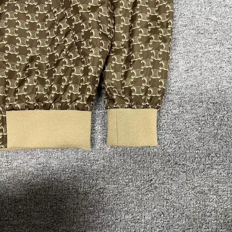 Celine Monogram Hooded Jacket Size 46