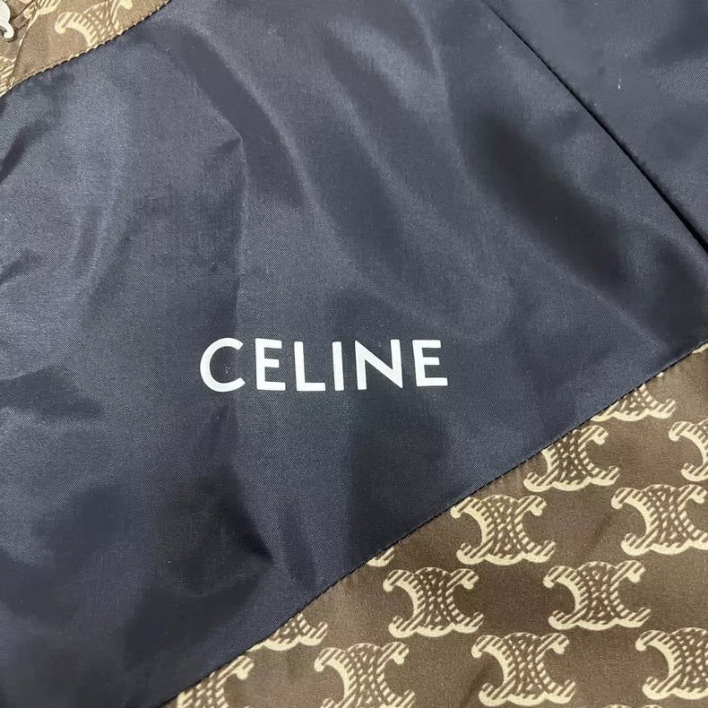 Celine Monogram Hooded Jacket Size 46