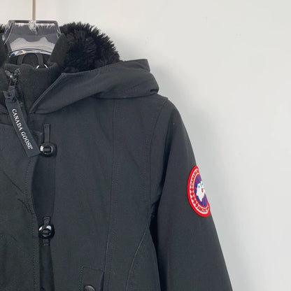 Canada Goose Black Hooded Parka Jacket