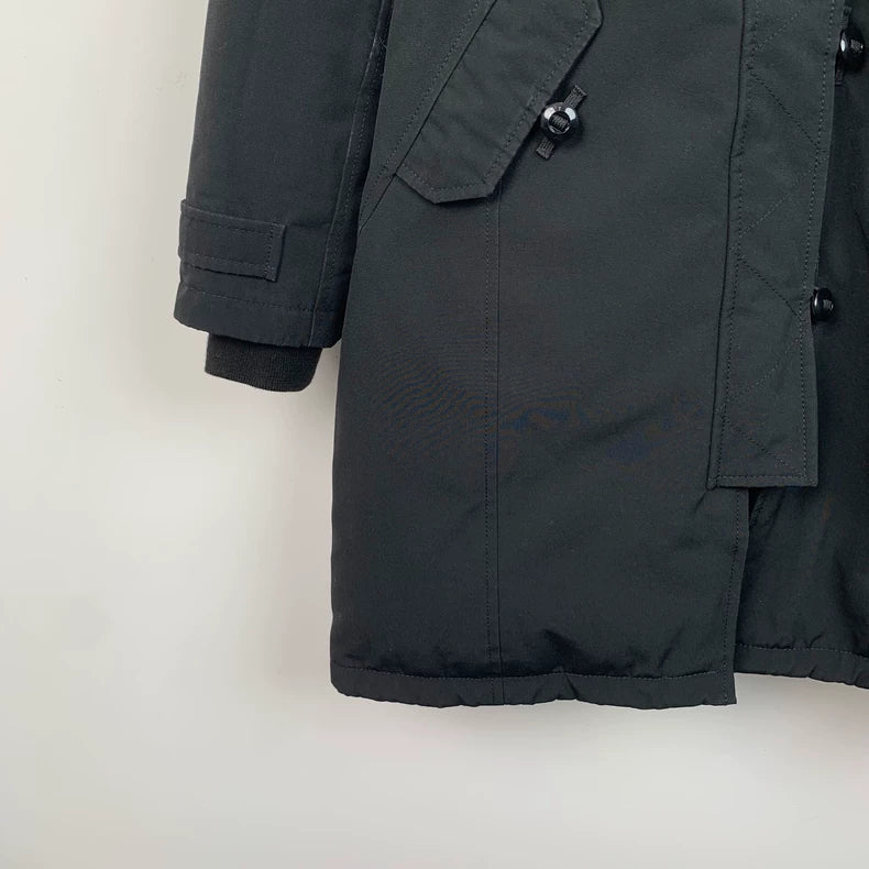 Canada Goose Black Hooded Parka Jacket
