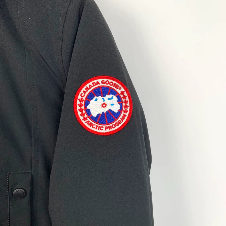 Canada Goose Black Hooded Parka Jacket