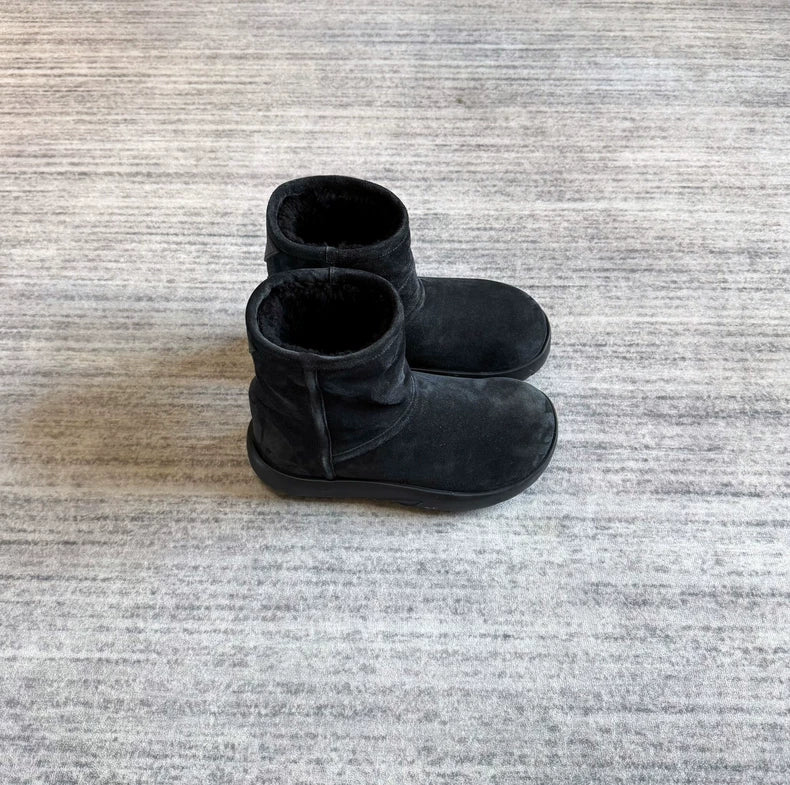 Bottega Veneta Plush Short Snow Boots-zp