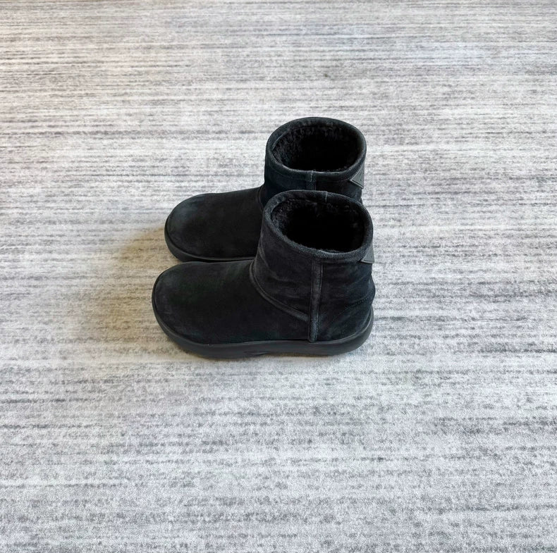 Bottega Veneta Plush Short Snow Boots-zp