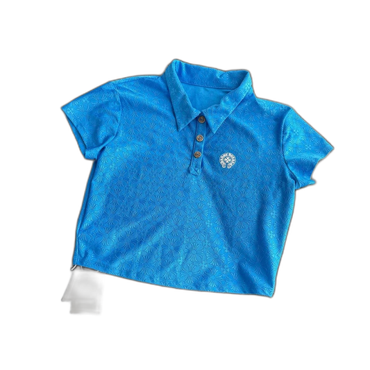 Chrome Hearts Patterned Polo Shirt