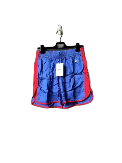 Celine Embroidered Shorts with Red Accents