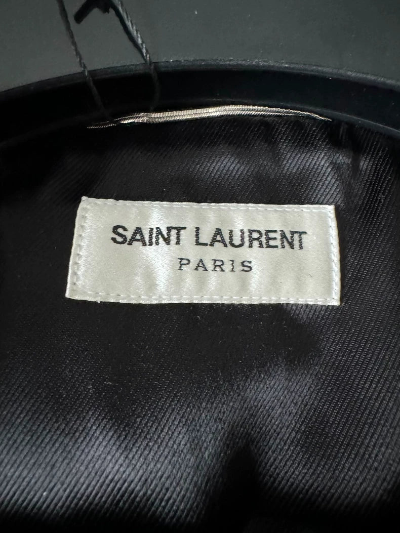 Saint Laurent 17AW Flame Leather Jacket-yf