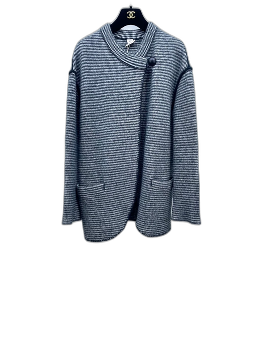 Hermes Knit One-Button Cardigan
