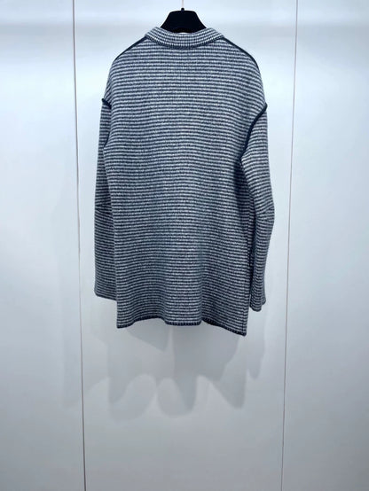 Hermes Knit One-Button Cardigan