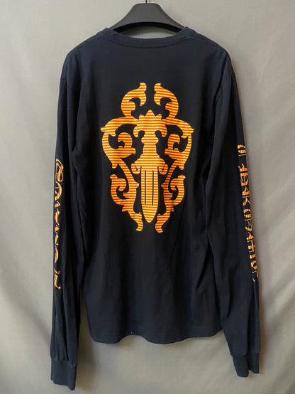Chrome Hearts Sword Graphic Long Sleeve Shirt-yf