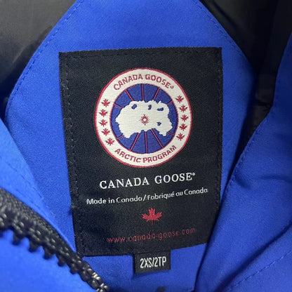 Canada Goose Blue Hooded Expedition Jacket