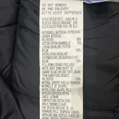 Canada Goose Blue Hooded Expedition Jacket