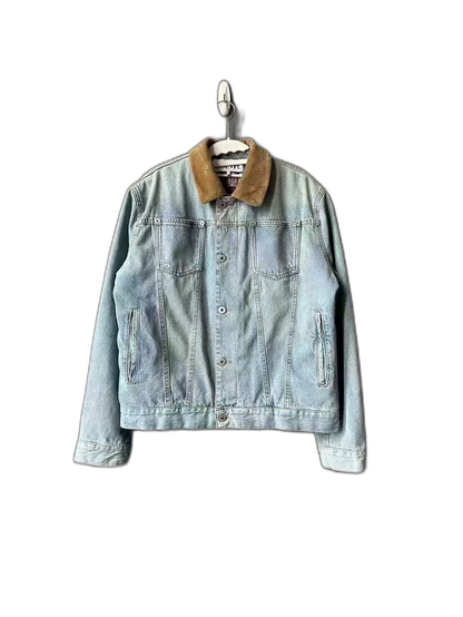 Loewe Corduroy Collar Denim Jacket