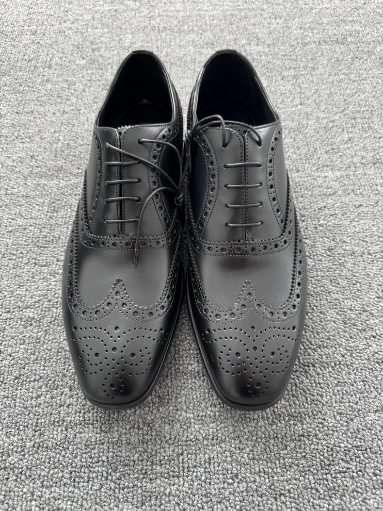 Prada Brogue Leather Shoes Size 40