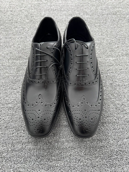 Prada Brogue Leather Shoes Size 40