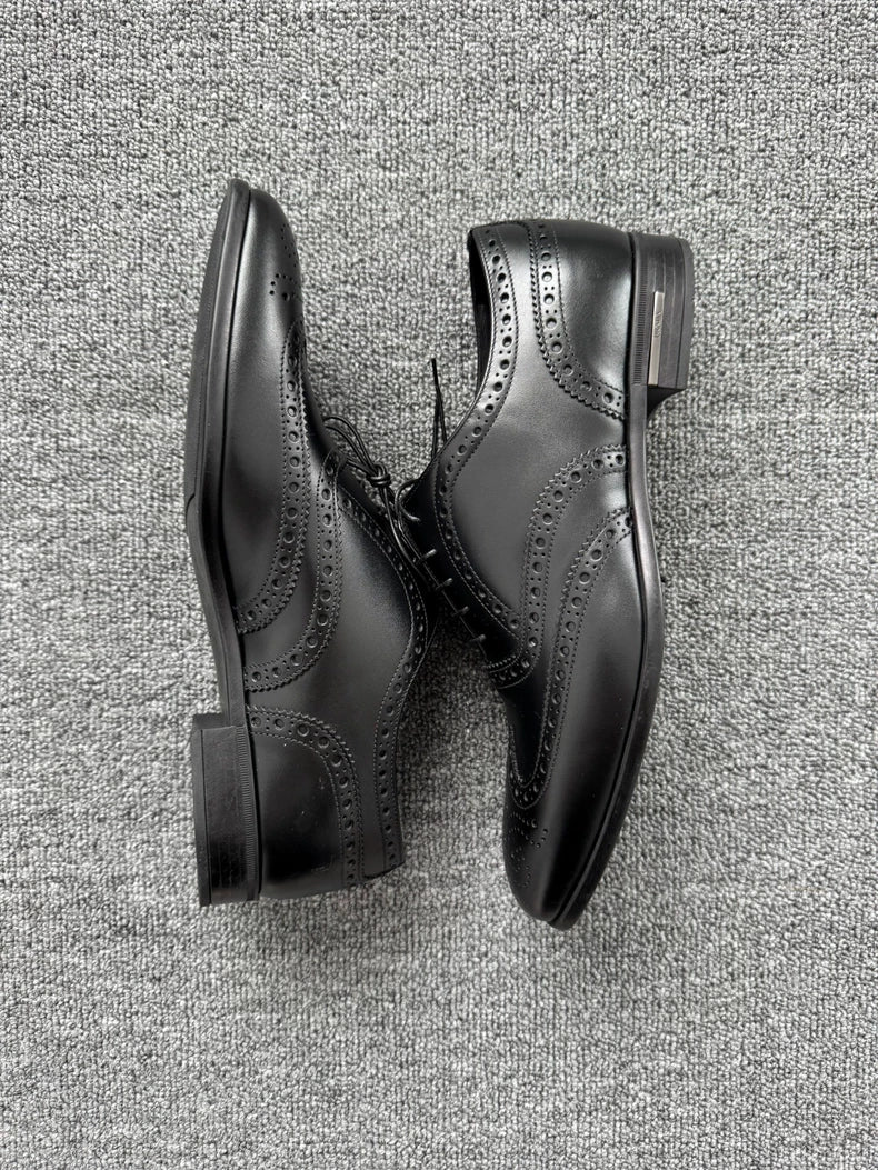Prada Brogue Leather Shoes Size 40