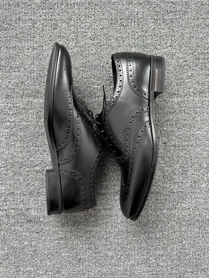 Prada Brogue Leather Shoes Size 40