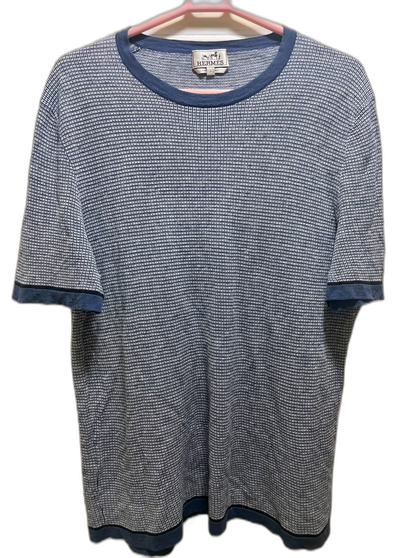 Hermes Short Sleeve Cotton Linen T-Shirt