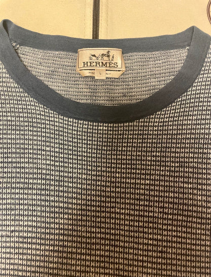 Hermes Short Sleeve Cotton Linen T-Shirt