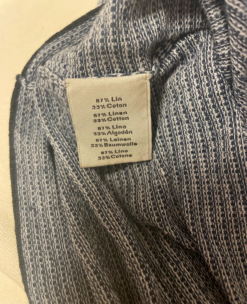 Hermes Short Sleeve Cotton Linen T-Shirt