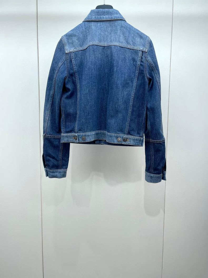 Dior Embroidered Bee Denim Jacket