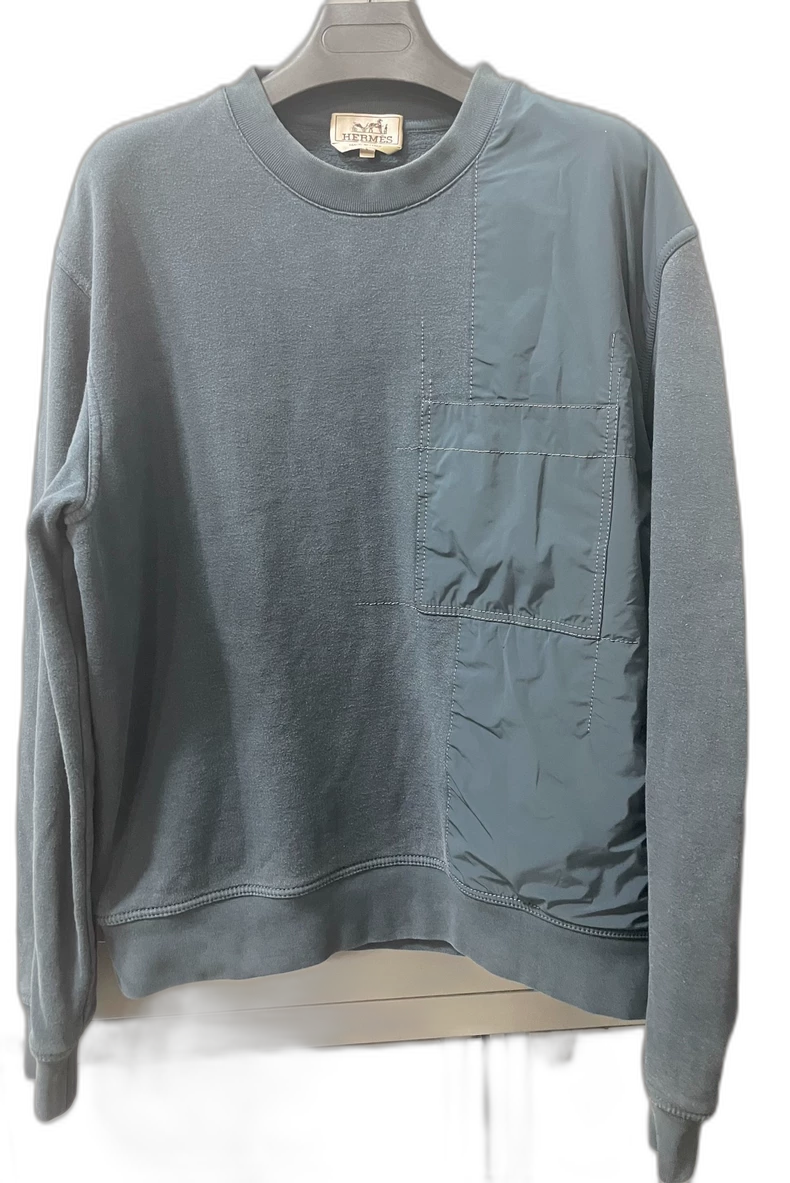 Hermes Patchwork Lightweight Sweatshirt