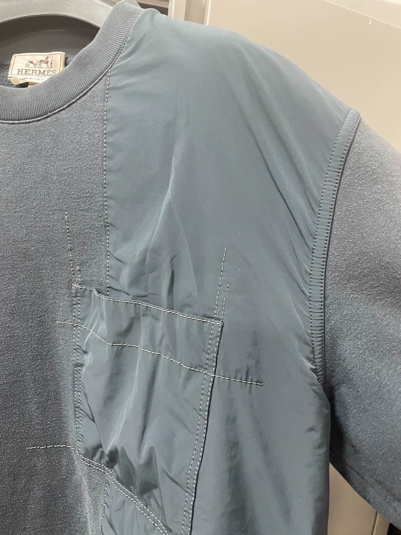 Hermes Patchwork Lightweight Sweatshirt