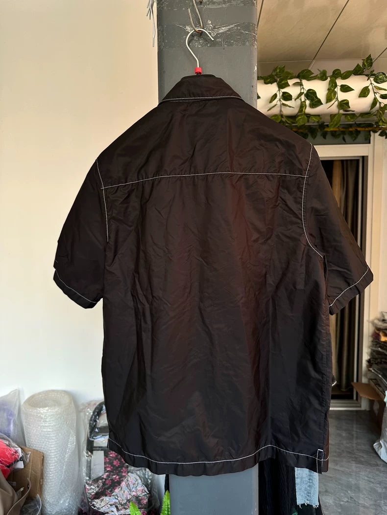 Prada Short Sleeve Button-Up Shirt