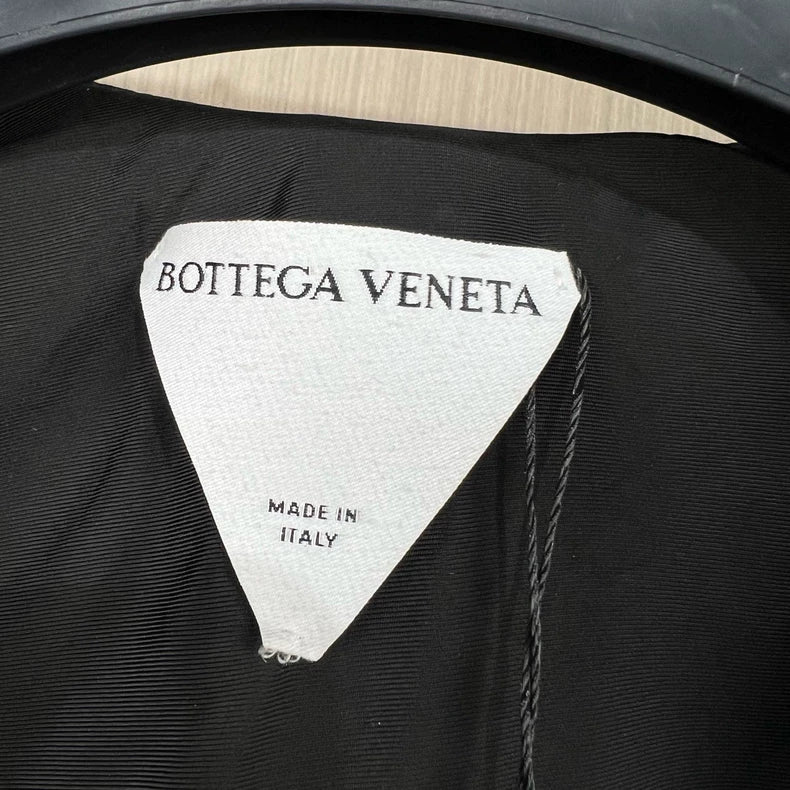 Bottega Veneta Black Collarless Blazer Jacket