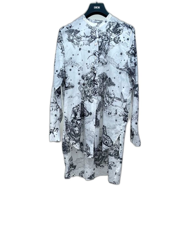 Dior Long Sleeve Printed Shirt