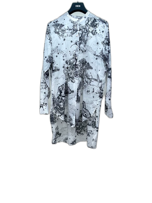 Dior Long Sleeve Printed Shirt